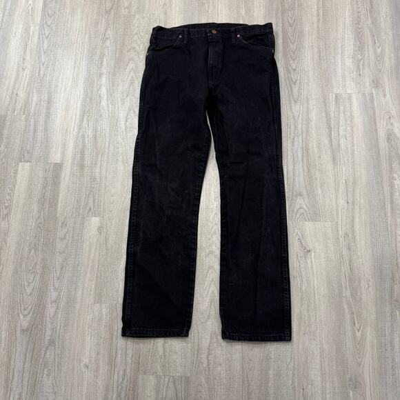 Vintage Wrangler Cowboy Cut Jeans Men's 36 x 32 Black Western Rodeo Rancher y2k - Picture 1 of 10